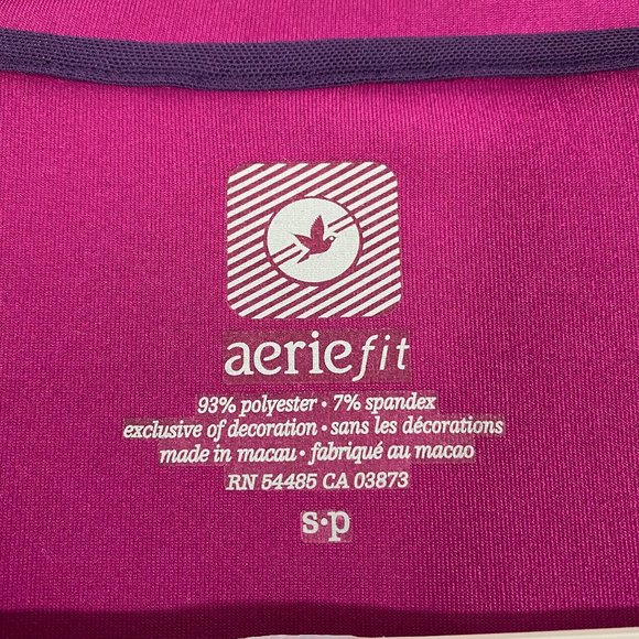 Aerie Fit Activewear Long Sleeve Tee TShirt - Picture 3 of 6